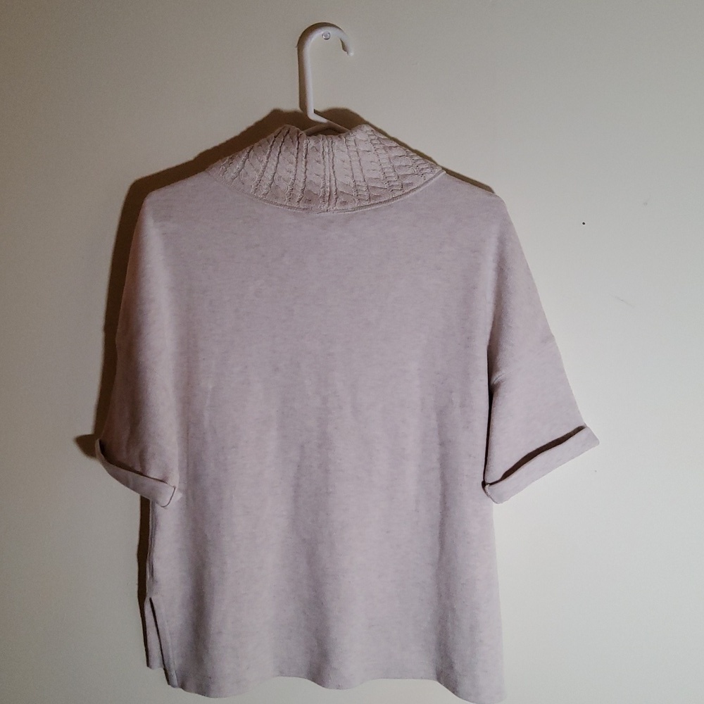 Tommy Bahama Mock Turtleneck Short Sleeve Sweater Size S/P Cashmere blend. - Picture 3 of 7